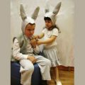 Rabbit Bunny ears tail costume