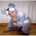 Mouse Ears Tail Cosplay Costume