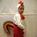 Rooster Head Hat Tail Cosplay Costume