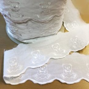 embroidered fabric lace