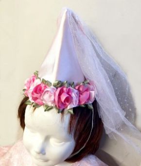 princeses ziedu cepurīte