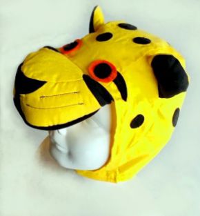 geparda cepure maska bērnu