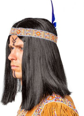 parūkas indiāņu galvas
