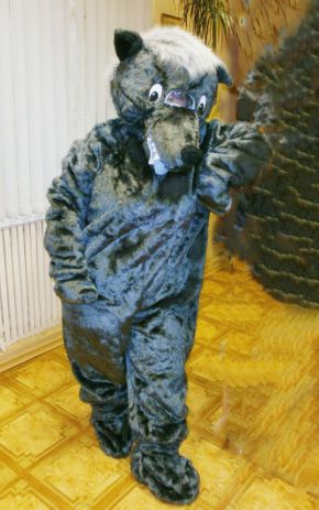 vilks mascots kostīms